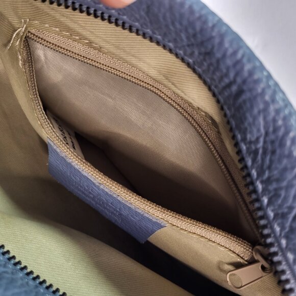 Flordariso Italian Genuine Leather Bag Blue - Picture 10 of 13